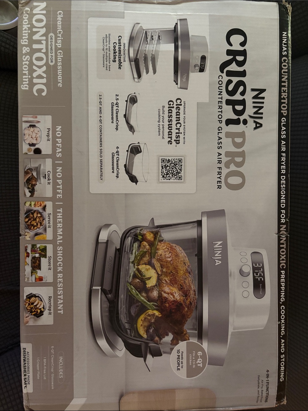 Brand new, never opened ninja crispy pro